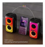 PARLANTE HOPESTAR JYC-20 / 110mini – 8W Dual + Luces LED + IPX5 + 6000mAh + Radio FM