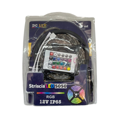 Cinta LED 5 Metros 12V – Luz Decorativa Flexible Autoadhesiva