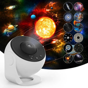 Proyector Planetario Galaxy 360° – Luz Nocturna Estelar HD 13 en 1