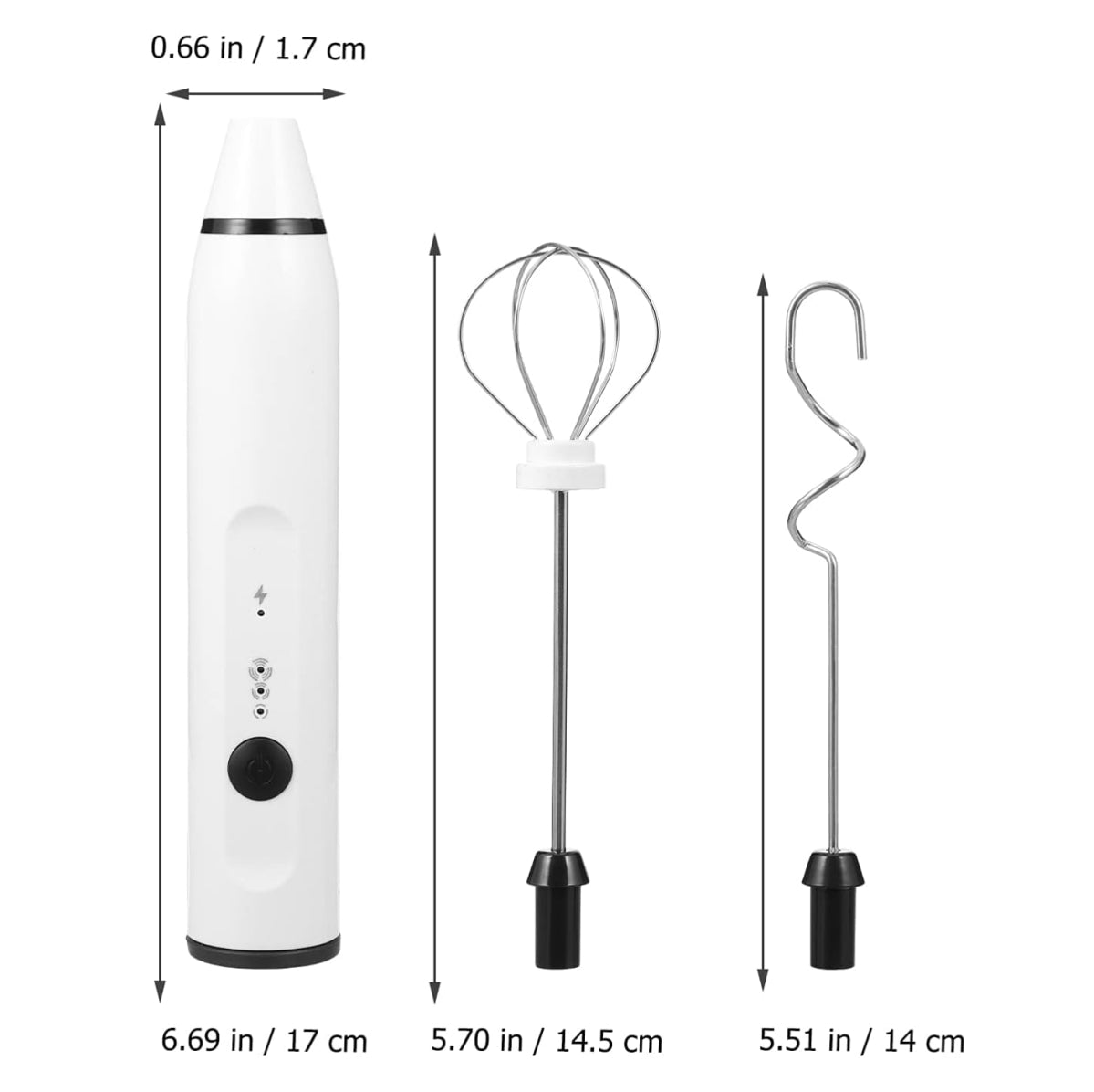 Mini Batidor Eléctrico Portátil USB – Espumador de Leche y Mezclador Multifuncional