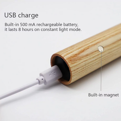 Lámpara Inteligente con Sensor de Movimiento | Recargable USB y Diseño Minimalista