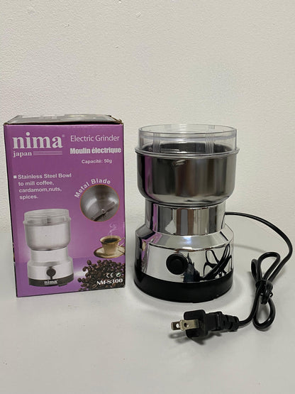 Molinillo Eléctrico de Granos en Acero Inoxidable 200W – Alta Potencia y Diseño Compacto