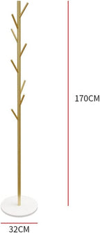 Perchero de Pie con Base Tipo Mármol – Elegancia y Estabilidad para tu Hogar