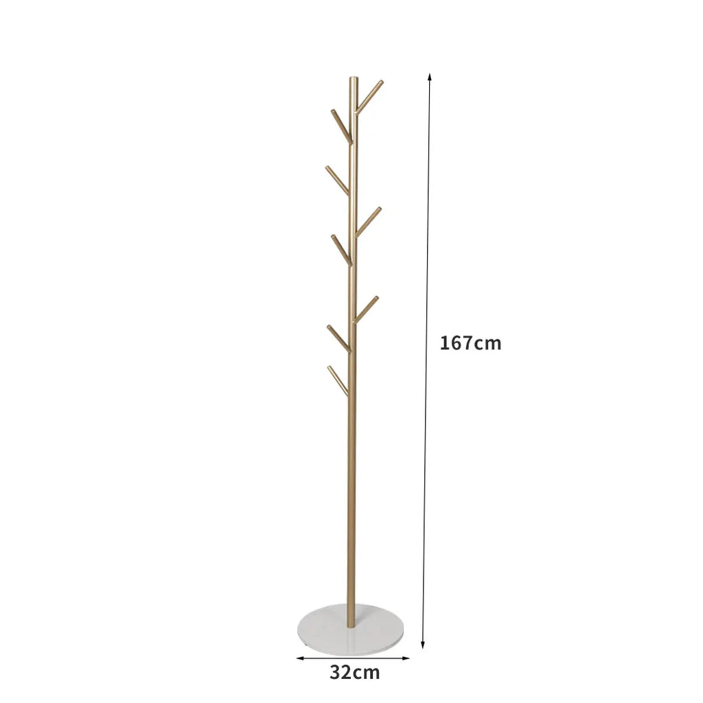 Perchero de Pie con Base Tipo Mármol – Elegancia y Estabilidad para tu Hogar