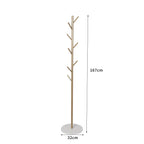 Perchero de Pie con Base Tipo Mármol – Elegancia y Estabilidad para tu Hogar