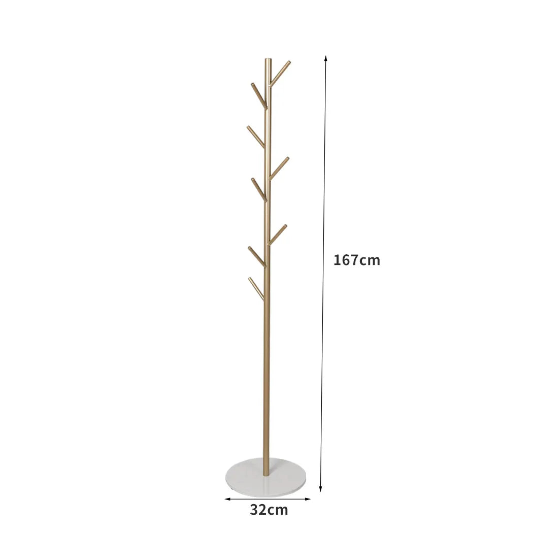 Perchero de Pie Twimo con Base Tipo Mármol – Elegancia y Estabilidad para tu Hogar