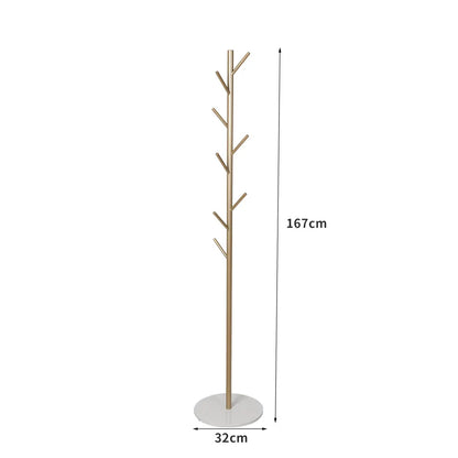 Perchero de Pie Twimo con Base Tipo Mármol – Elegancia y Estabilidad para tu Hogar