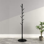 Perchero de Pie con Base Tipo Mármol – Elegancia y Estabilidad para tu Hogar