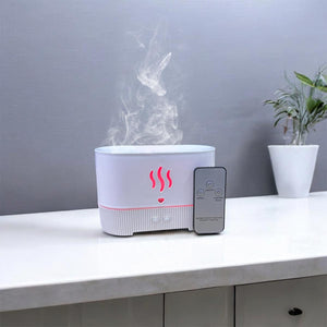 HUMIDIFICADOR AROMATERAPIA LED 300ml – USB + Control Remoto | Paz, Bienestar y Ambiente en Tu Espacio