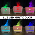 HUMIDIFICADOR AROMATERAPIA LED 300ml – USB + Control Remoto | Paz, Bienestar y Ambiente en Tu Espacio