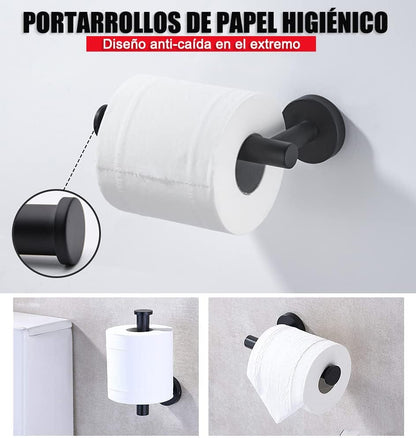 Set de Accesorios de Baño de Acero Inoxidable CKKBJ3K – 20 Piezas