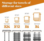 Toallero Plegable de Madera Atikus – Diseño funcional y elegante