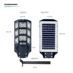 Lámpara Solar LED Atikus 300W con Control Remoto – Iluminación Potente y Eficiente