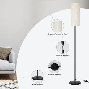Lámpara de Piso Pie de Salón Atikus – Estilo Moderno y Elegante