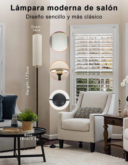 Lámpara de Pie Moderna RGB Minimalista Inteligente