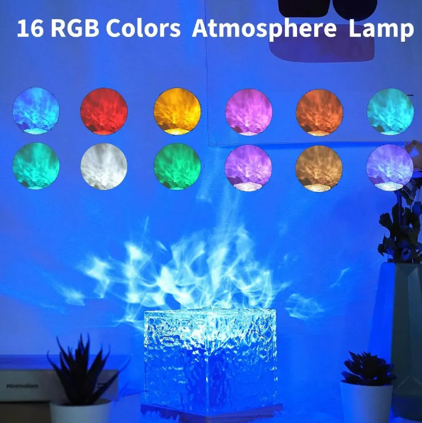 Proyector LED Aurora Boreal Multicolor con Control Remoto | Luz Ambiental Relajante