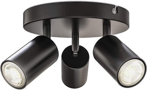 Lampara Tipo Spot Redondo Gu10 X 3 Unid
