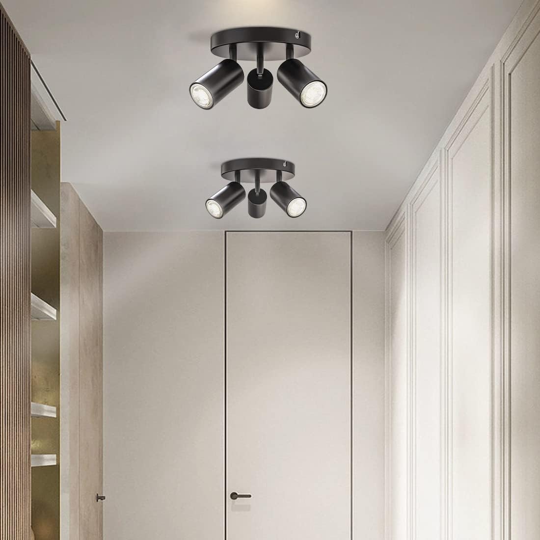 Lampara Tipo Spot Redondo Gu10 X 3 Unid