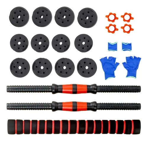 Mancuernas Ajustables 20 kg Atikus – Entrenamiento completo en casa