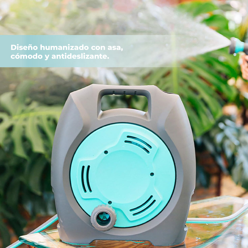 Carrete Retráctil para Manguera de Jardín Atikus – Práctico, resistente y funcional