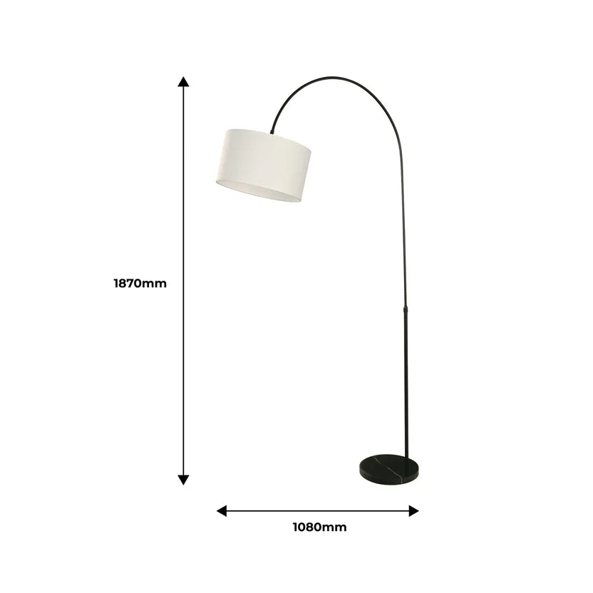 Lámpara De Pie Arqueada Para Sala De Estar