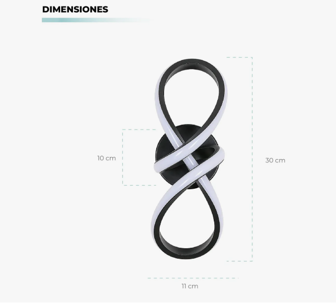 Lámpara de Pared Moderna en Espiral Atikus – Elegancia, estilo y eficiencia LED