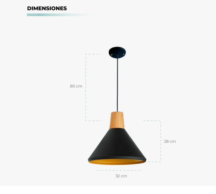 Lámpara de Techo Isis Madera Atikus – Estilo nórdico, calidez natural