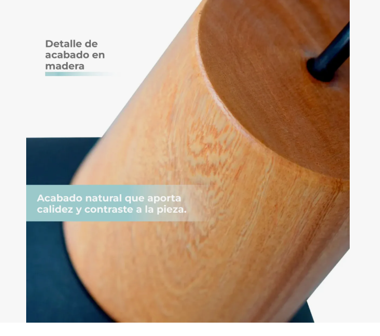 Lámpara de Techo Isis Madera Atikus – Estilo nórdico, calidez natural