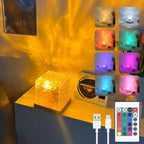 Proyector LED Aurora Boreal Multicolor con Control Remoto | Luz Ambiental Relajante