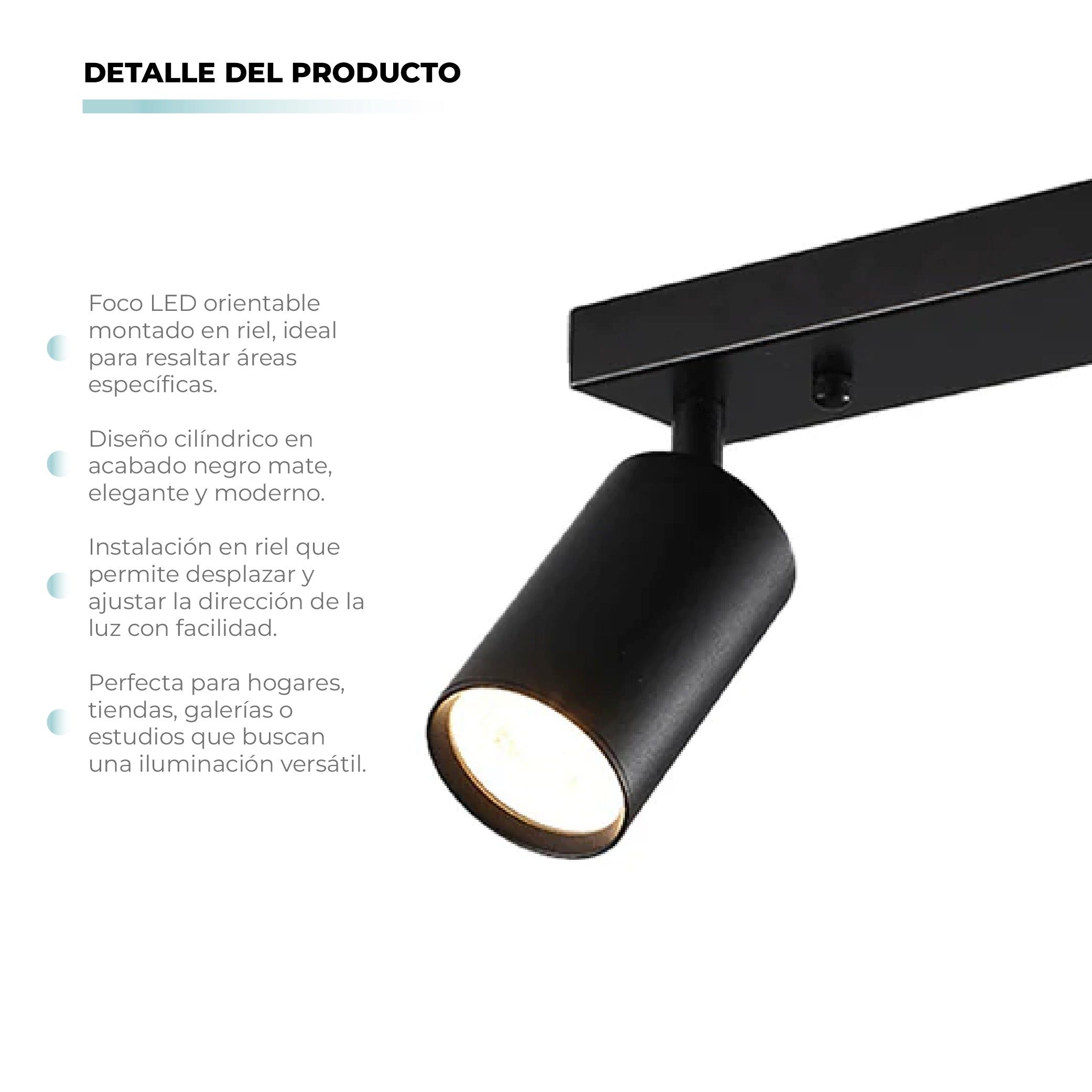 Lámpara de Techo Tipo Spot GU10 x2 – Atikus