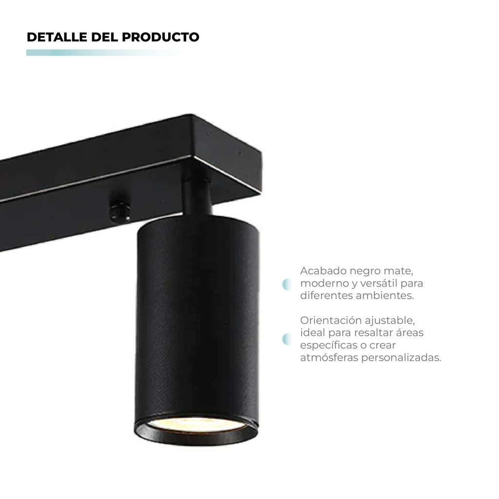 Lámpara de Techo Tipo Spot GU10 x2 – Atikus