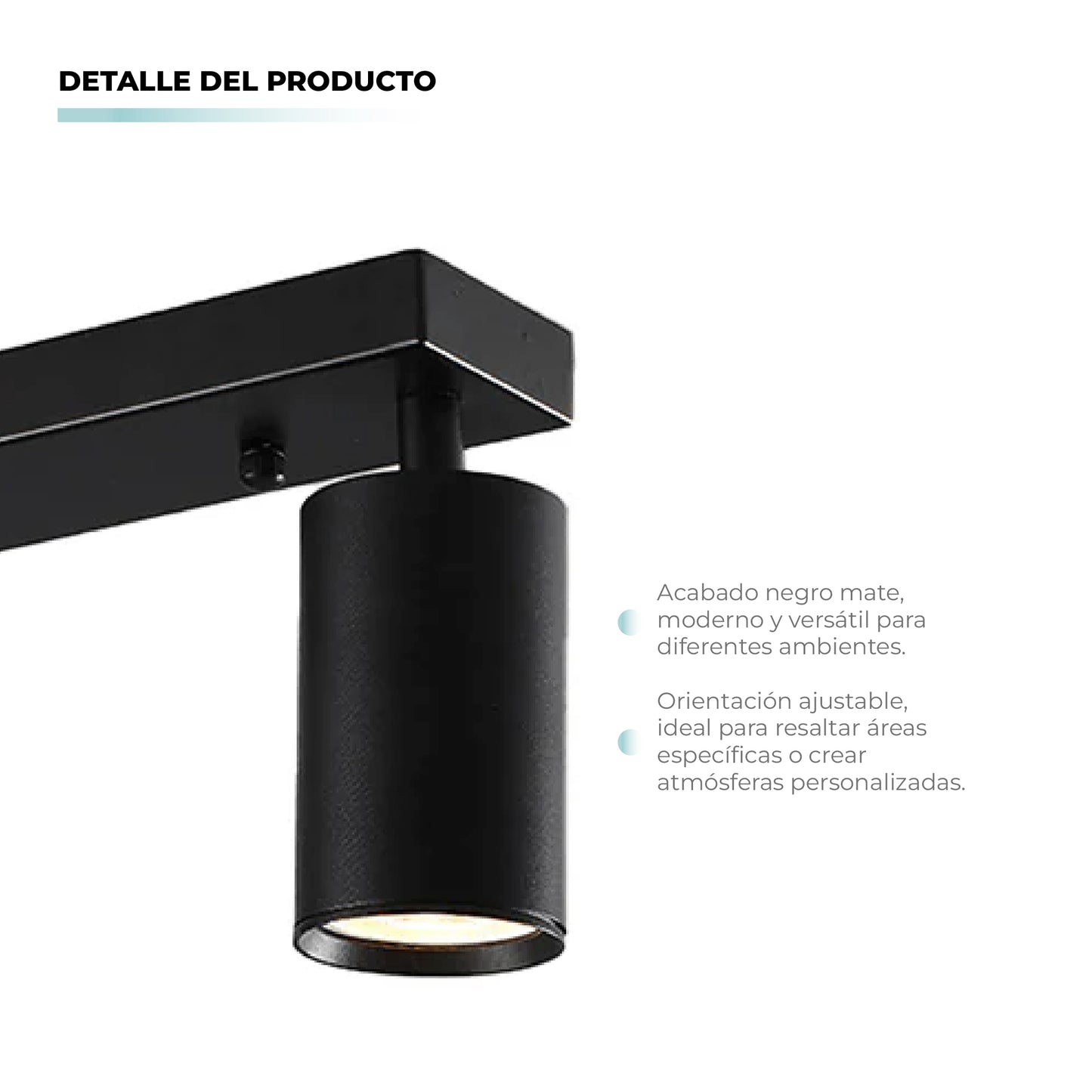 Lámpara de Techo Tipo Spot GU10 x2 – Atikus