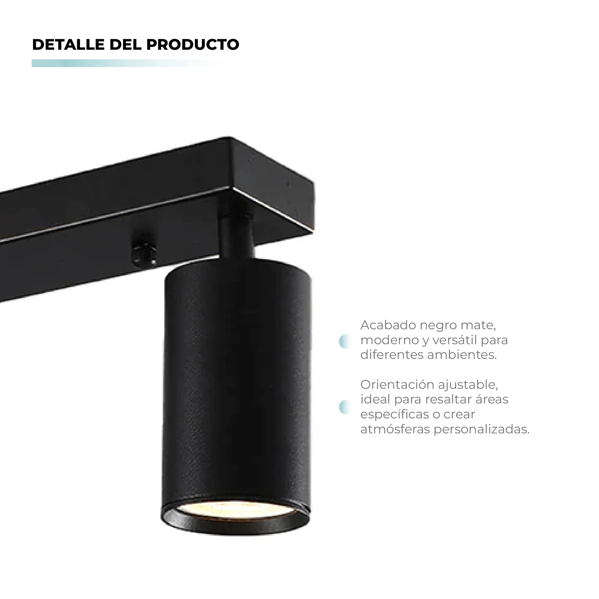 Lámpara de Techo Tipo Spot GU10 x2 – Atikus