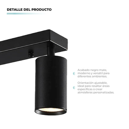 Lámpara de Techo Tipo Spot GU10 x2 – Atikus