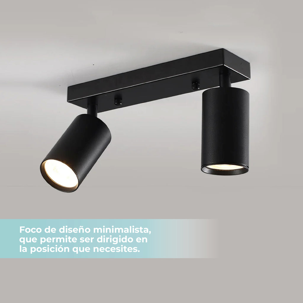 Lámpara de Techo Tipo Spot GU10 x2 – Atikus