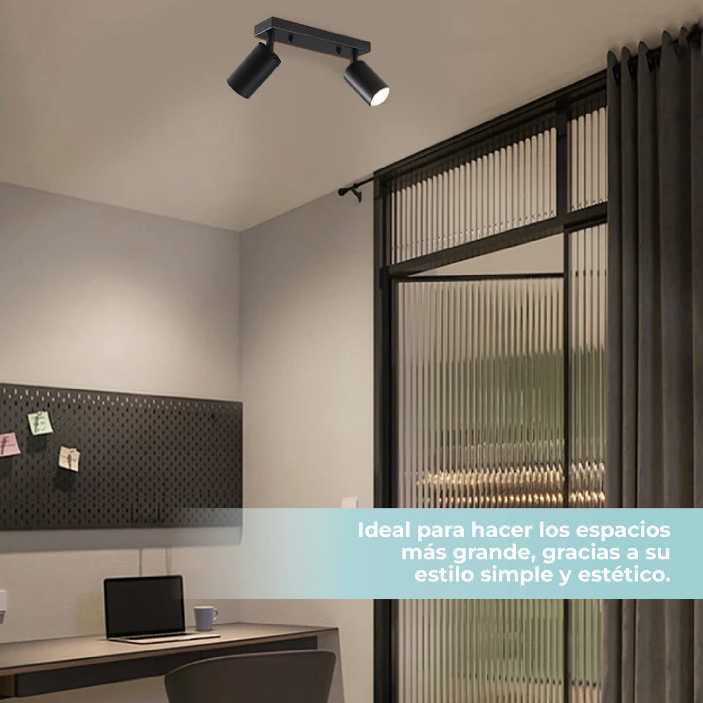 Lámpara de Techo Tipo Spot GU10 x2 – Atikus