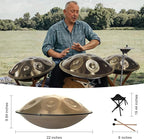 HandPan de Acero Nitrurado – El Instrumento Que Transforma Tu Mente y Tu Espacio