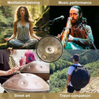 HandPan de Acero Nitrurado – El Instrumento Que Transforma Tu Mente y Tu Espacio
