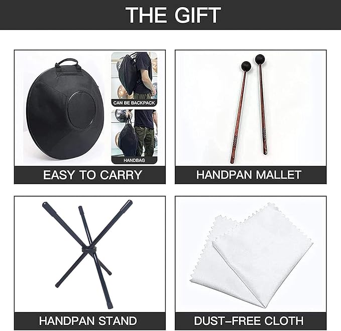 HandPan de Acero Nitrurado – El Instrumento Que Transforma Tu Mente y Tu Espacio