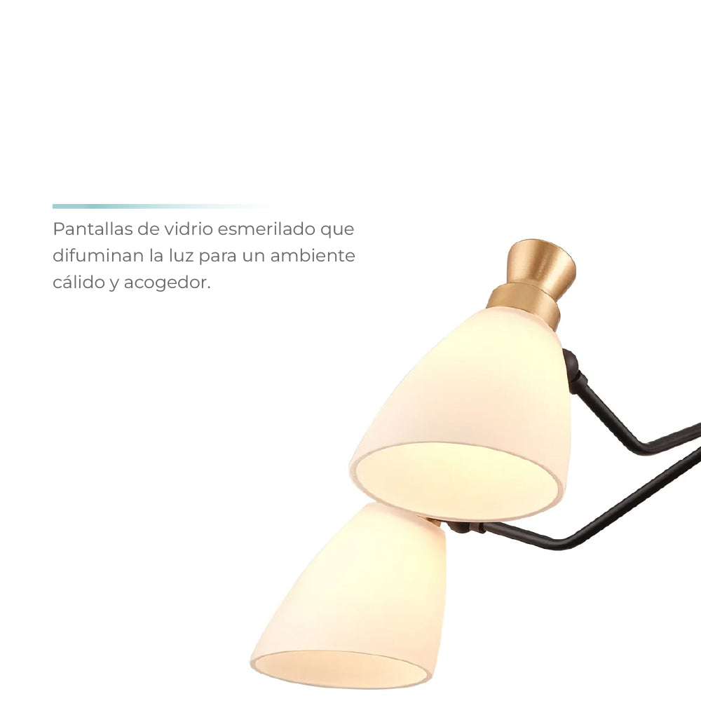 Lámpara Colgante Spider 5 Luces E14 – Estilo Urbano Industrial