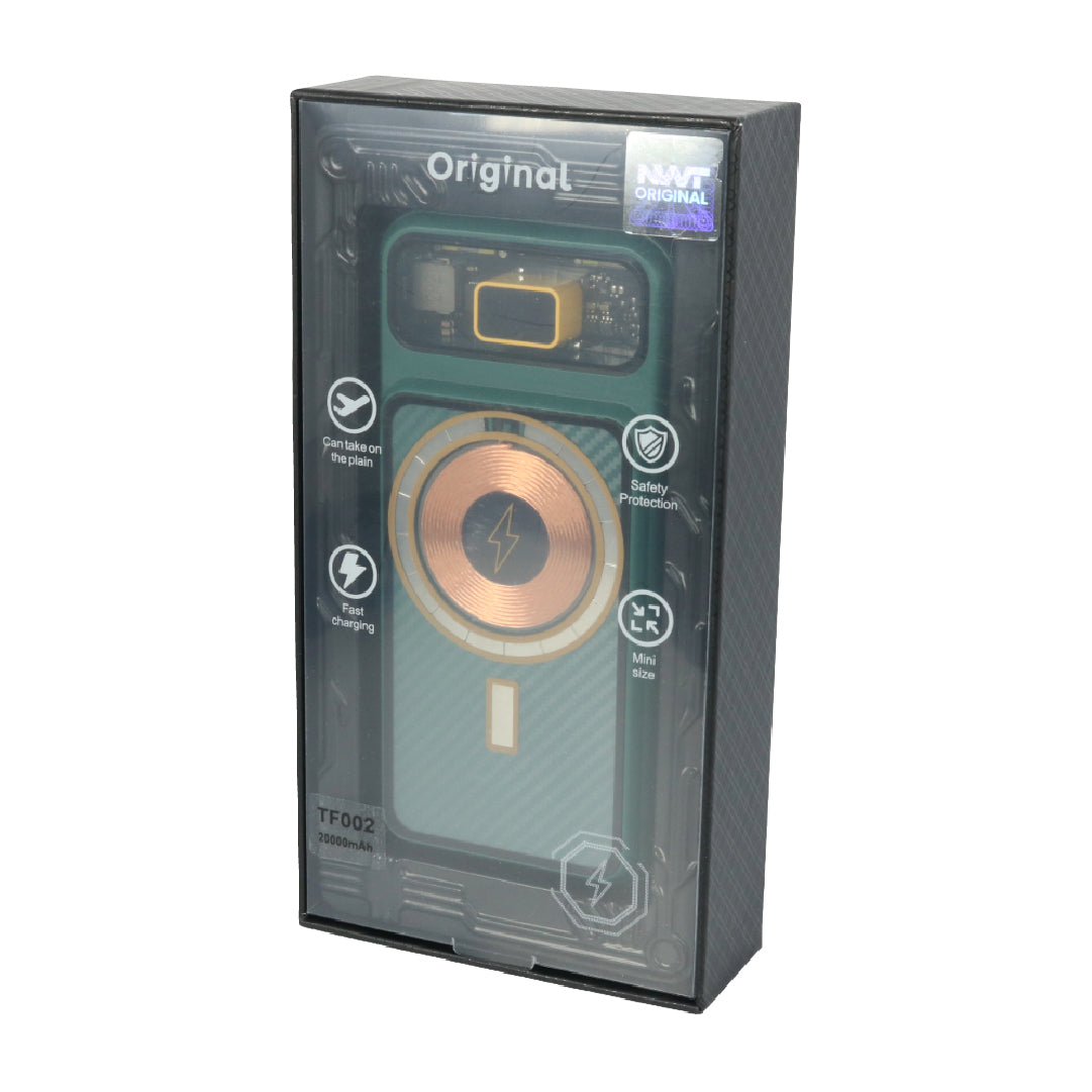 Power Bank 10.000 mAh con Carga Inalámbrica – Práctico, Rápido y Siempre Contigo