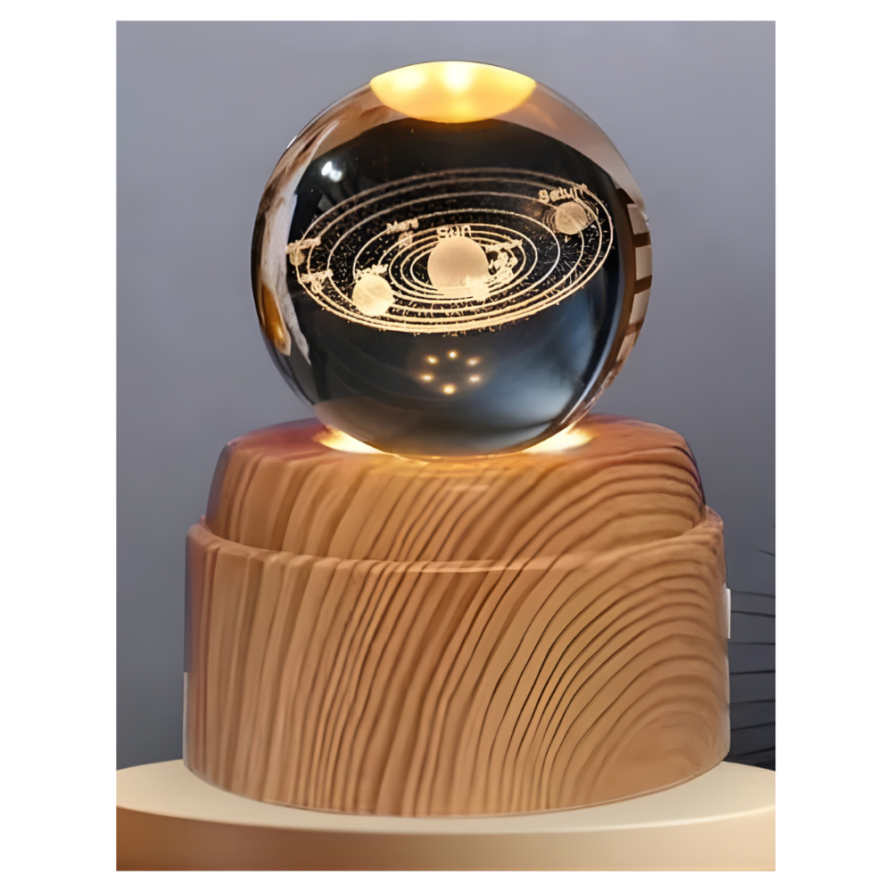 Esfera Giratoria Lampara 8cm Luz