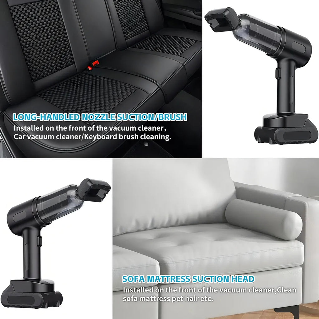 Aspiradora para Auto 3 en 1 SEISA 120W Inalámbrica – Potencia y Comodidad en tus Manos