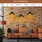 3 Lamparas Vintage Retro Decoración - Edición Premium (25cm) - Incluye Bombillos + Garantía 90 días