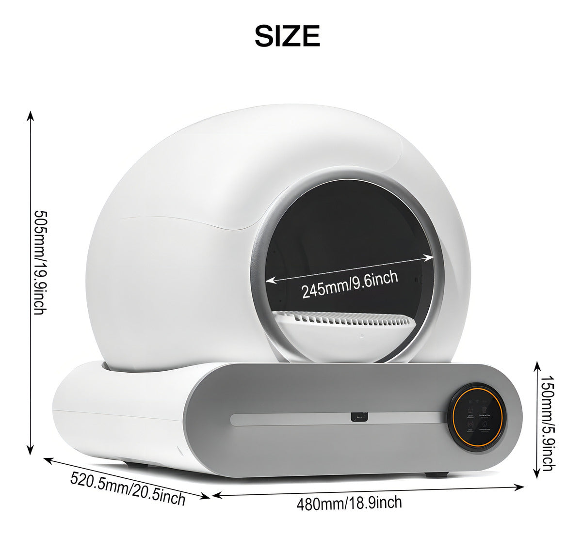 Arenero Automático para Gatos Uso Diario