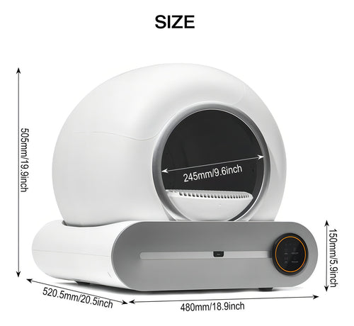 Arenero Automático para Gatos Uso Diario