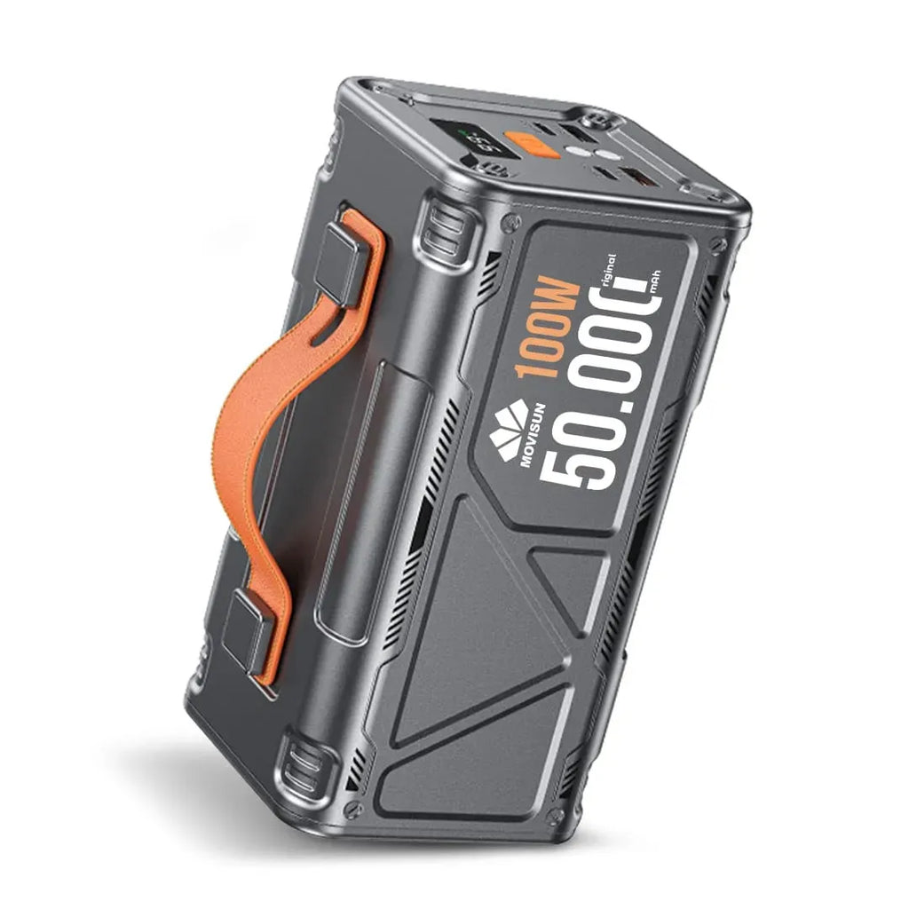 Power Bank Movisun 50,000mAh Rocket P55 – Energía extrema cuando más la necesitas