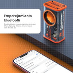 ALTAVOZ PARLANTE INALÁMBRICO TRANSPARENTE K07 – Bluetooth 5.0 + Luces Sincronizadas + Micrófono + Diseño Único