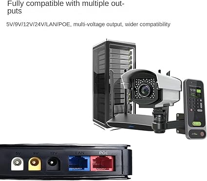 MINI UPS DC 8000mAh para Router, Módem y Cámaras – Respaldo hasta 5 horas | Multivoltaje + PoE + USB