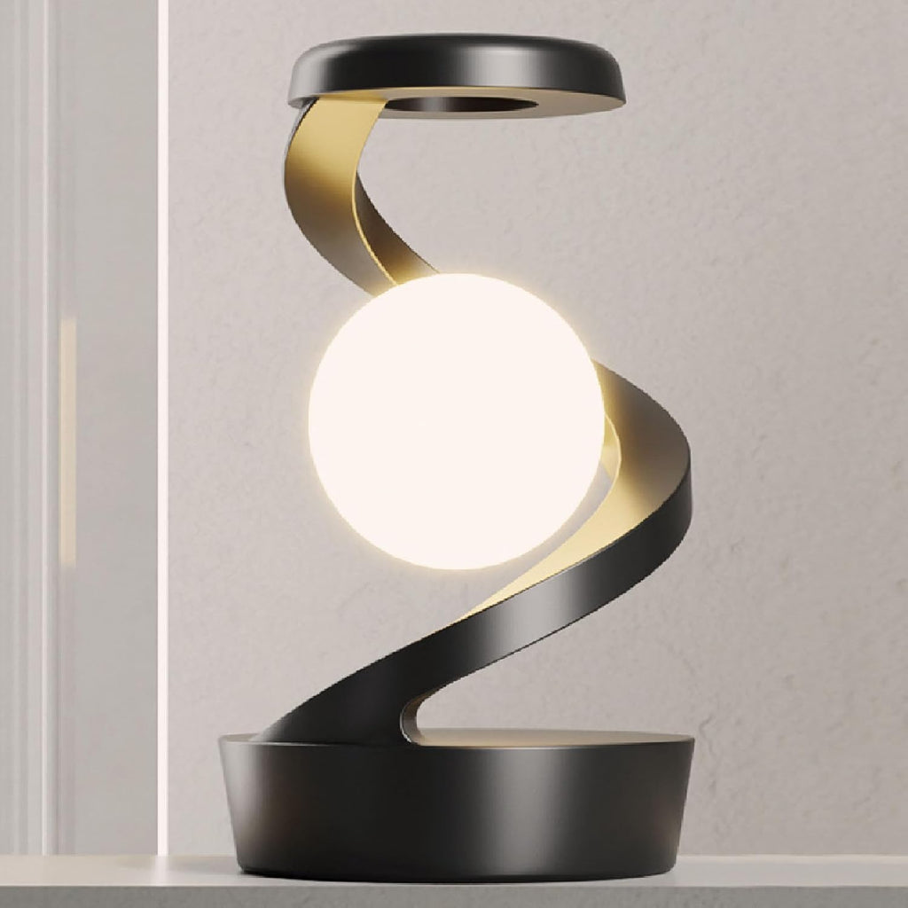 LÁMPARA DE MESA LEVITANTE 3D CON CARGA INALÁMBRICA
